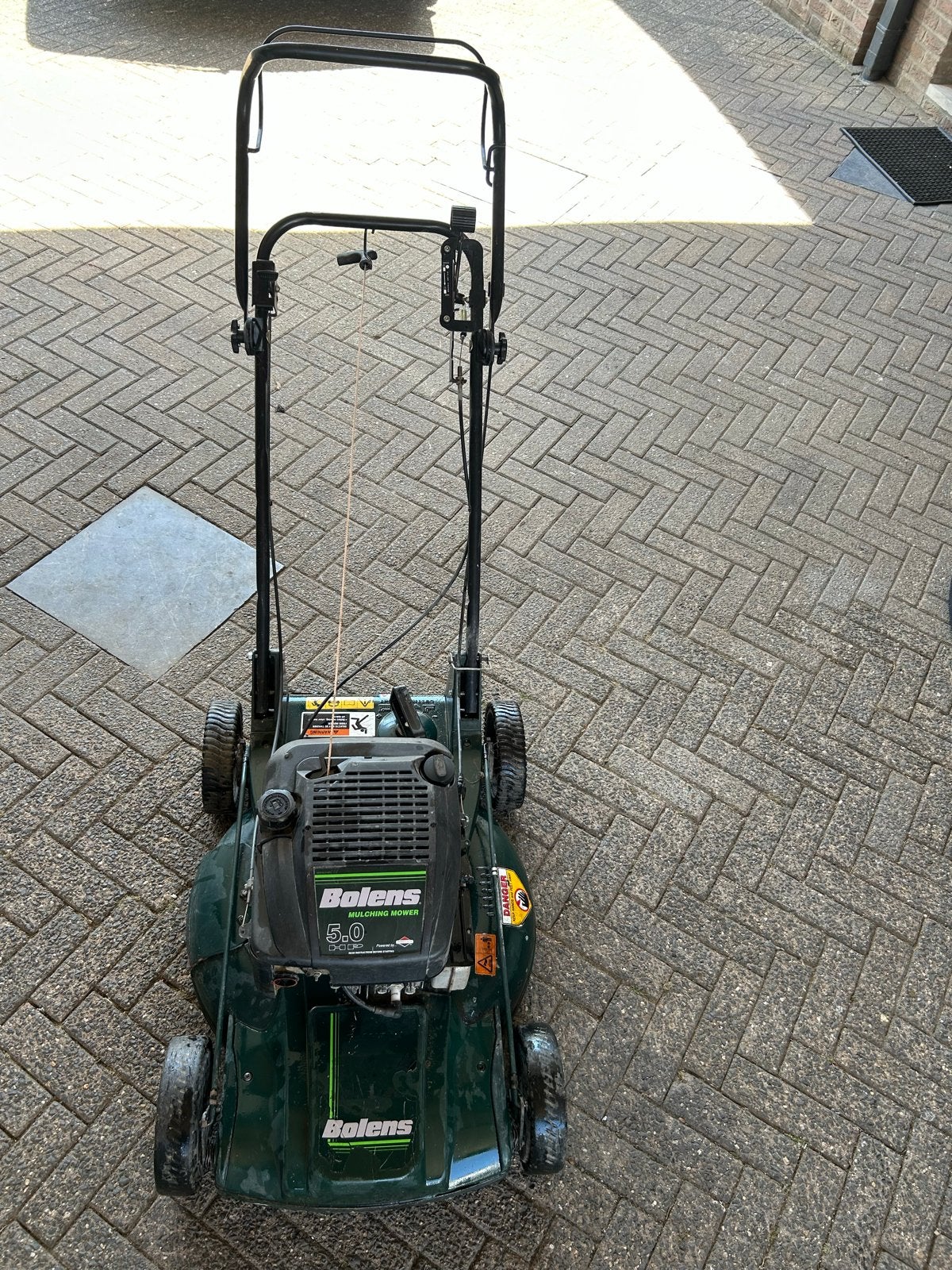 BOLENS Benzine Grasmaaier met Aandrijving en Aluminium Frame, Cirkelmaaier, Gebruikt, Mulchfunctie, Ophalen of Verzenden