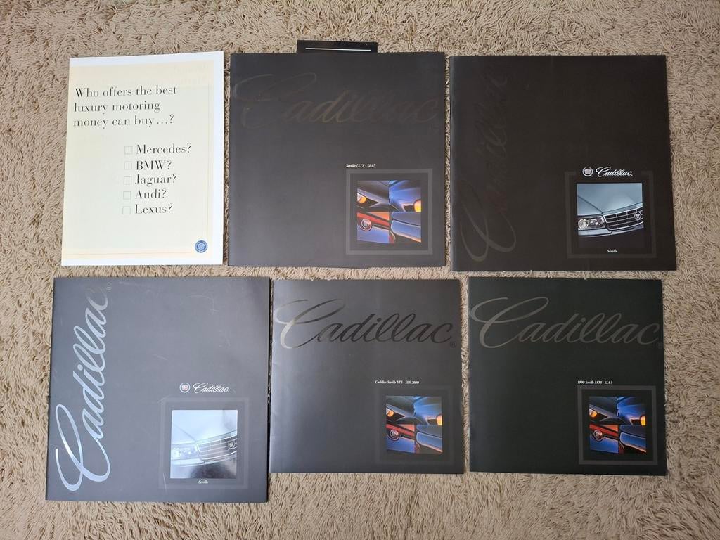 Lot autofolders Cadillac Seville, Verzenden, Zo goed als nieuw, Algemeen