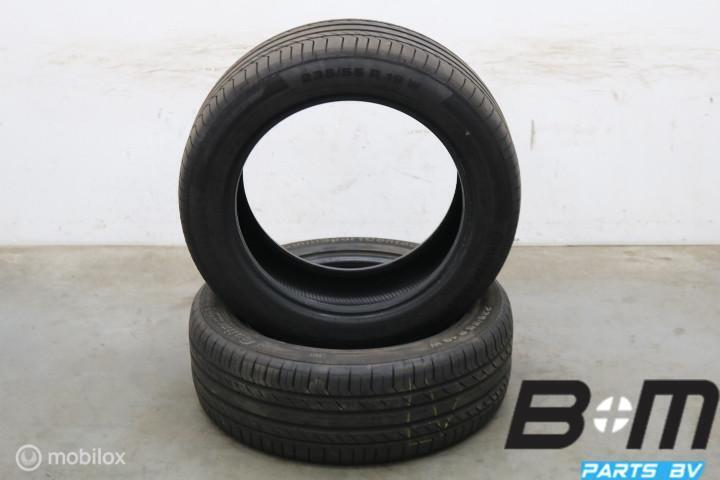 2 x 2355519 101W Continental SportContact 5 AO 7mm 235 55 19, 19 inch, Gebruikt, 235 mm, Band(en)