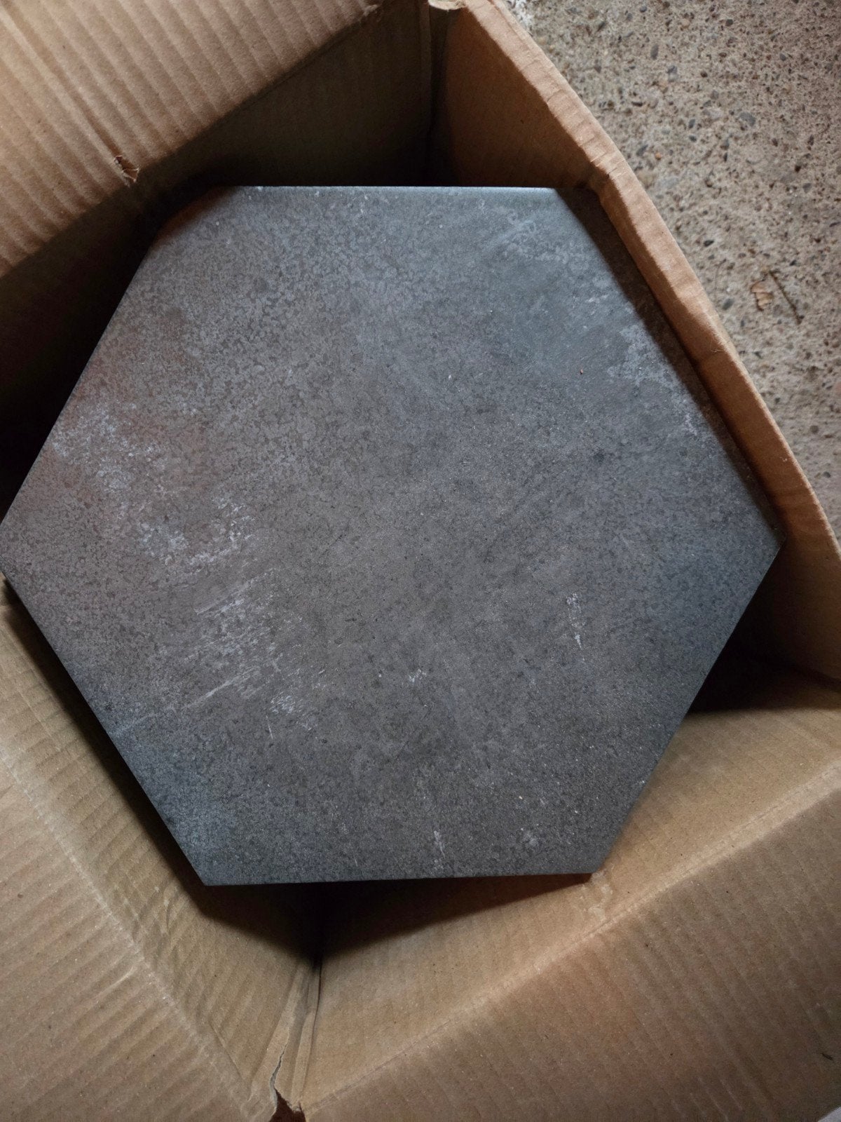 Equipe Urban Hexagon Dark tegels (26.2x26.4 cm), Keramiek, Nieuw, Minder dan 5 m², Vloertegels