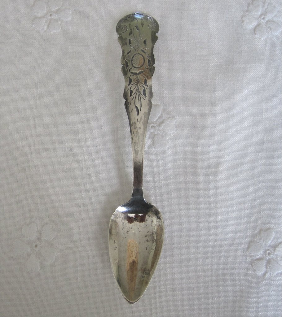Antiek zilveren lepeltje, Ophalen of Verzenden, Zilver