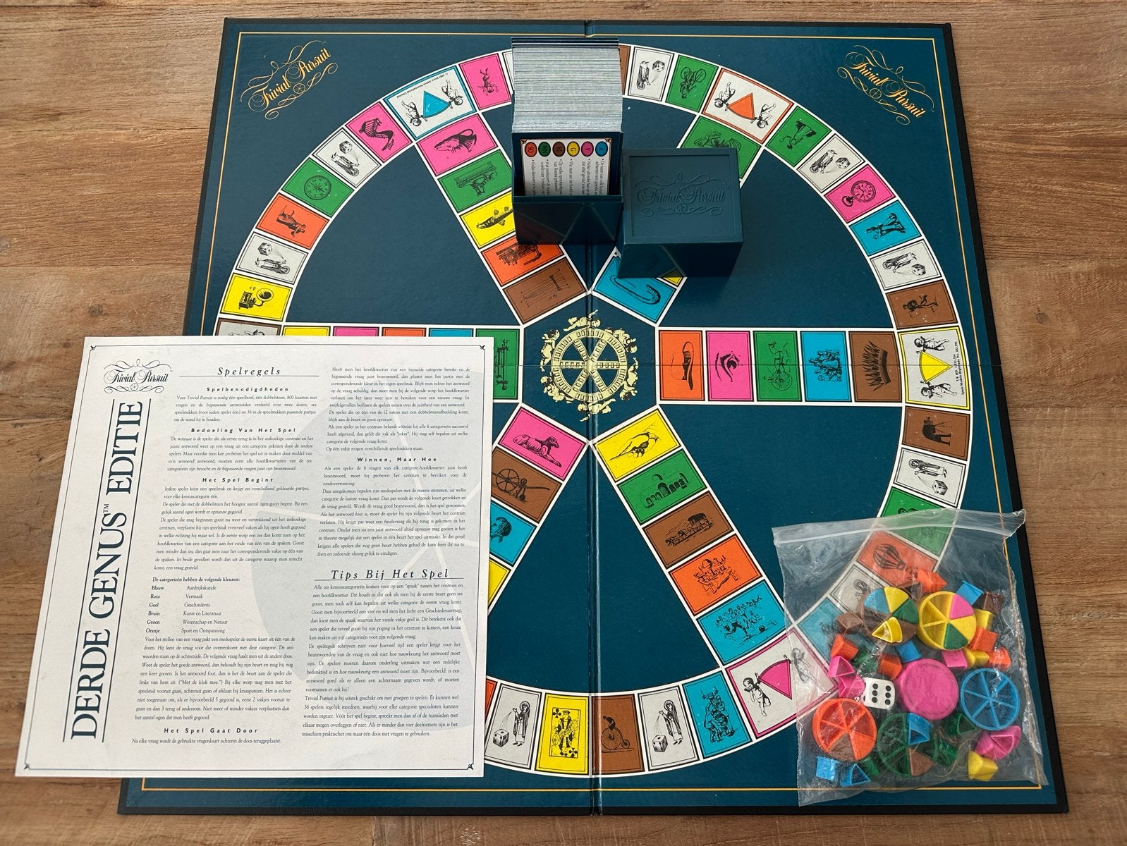 Trivial Pursuit Bordspel, Vijf spelers of meer, Ophalen of Verzenden, Gebruikt