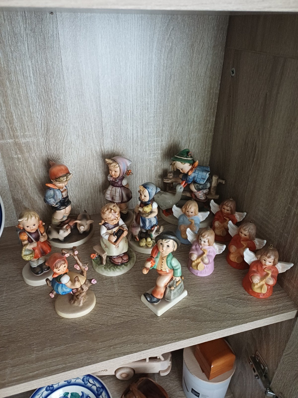 Set van 8 Goebel Hummels en 5 Goebel engeltjes - Puntgaaf, Ophalen of Verzenden, Zo goed als nieuw, Hummel