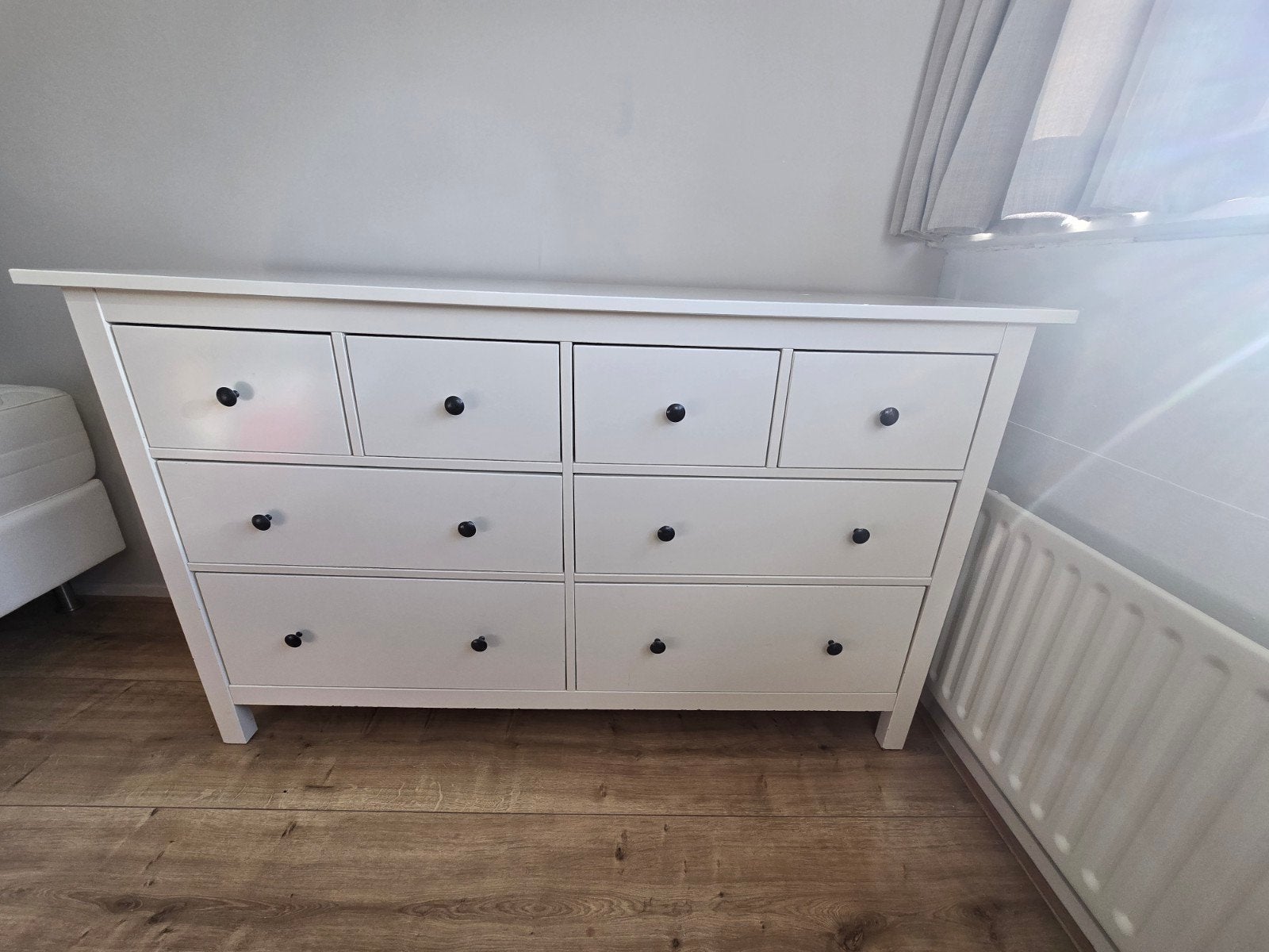 IKEA HEMNES ladekast wit met 8 lades (160x96x50 cm), Huis en Inrichting, Ophalen, Gebruikt, 5 laden of meer, 150 tot 200 cm