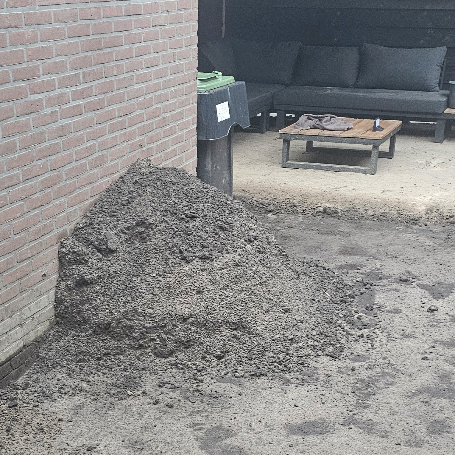 gratis zwarte grond, Ophalen, Tuinaarde