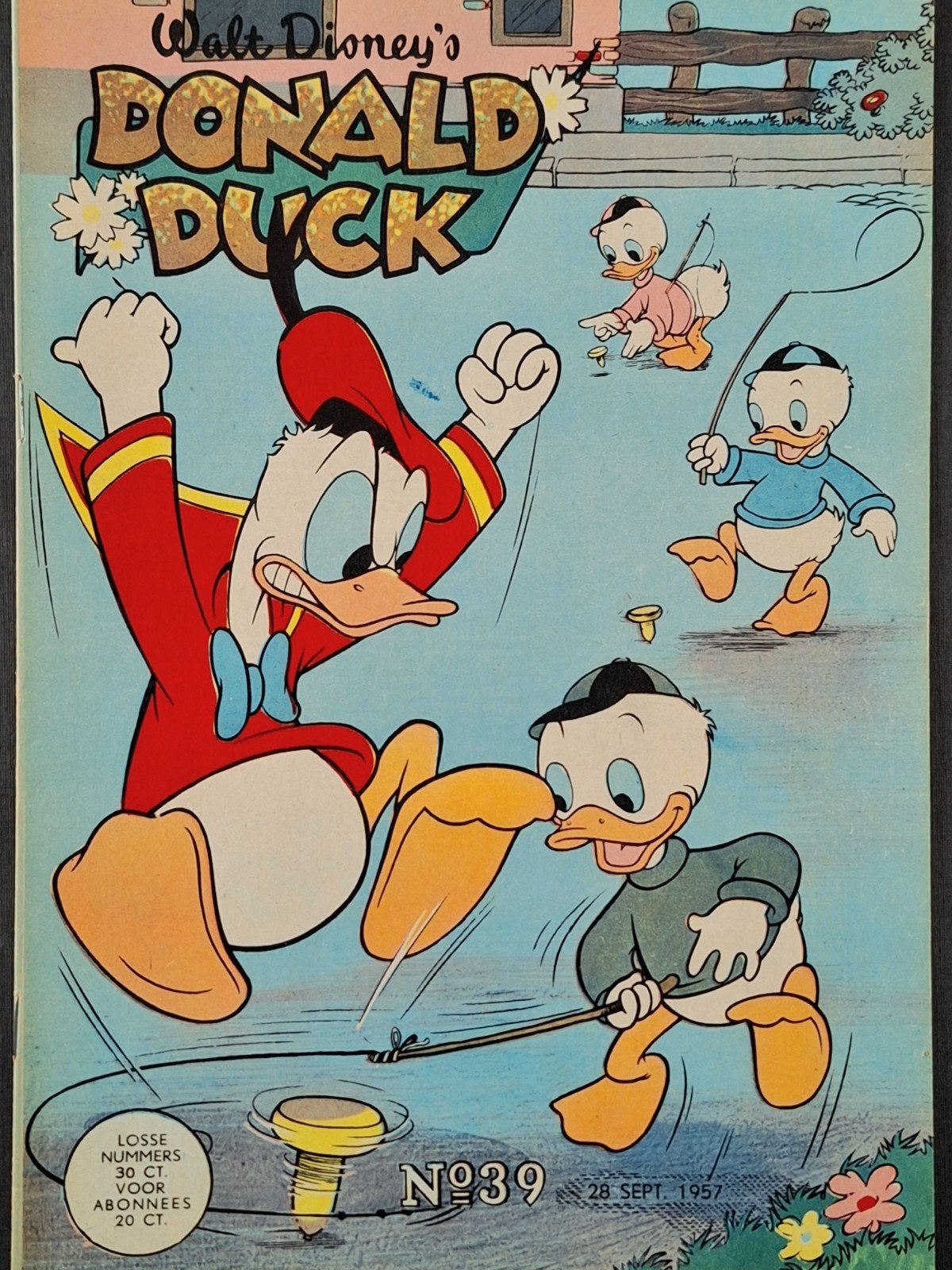 Donald Duck 1957 nr. 39, Boeken, Eén stripboek, Ophalen of Verzenden, Zo goed als nieuw