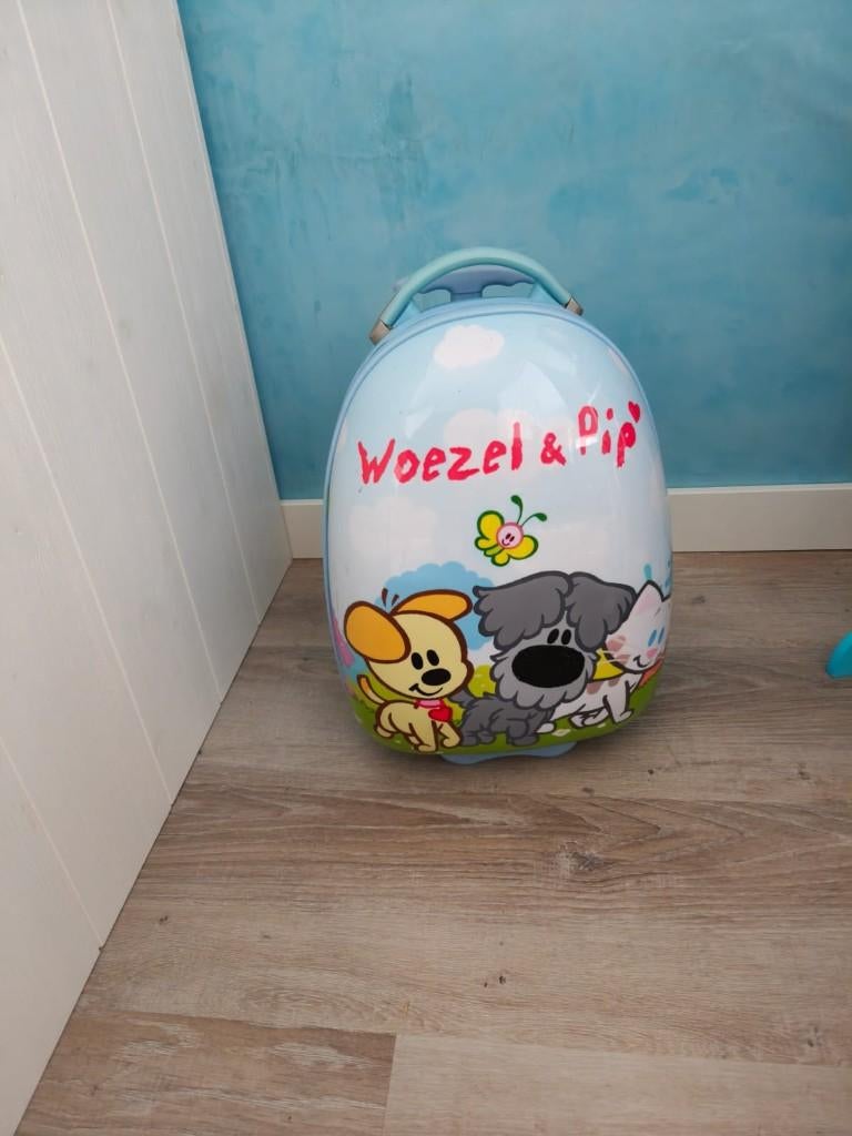 GELIJK OPHALEN! Princess Woezel & Pip koffer, ZGAN!, Wieltjes, Hard kunststof, Minder dan 50 cm, Ophalen of Verzenden