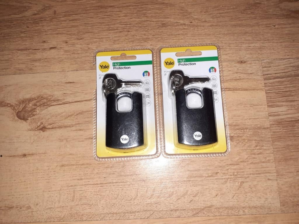 Yale Hangslot RVS zware uitvoering 63 mm zwart, Ophalen of Verzenden