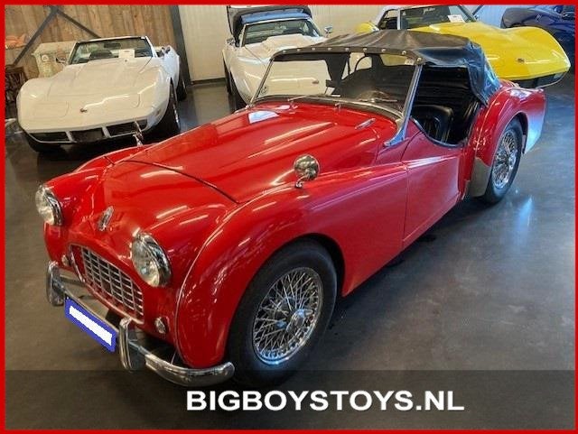 Triumph TR3 Small Mouth, Achterwielaandrijving, Zwart, Overige kleuren, Cabriolet