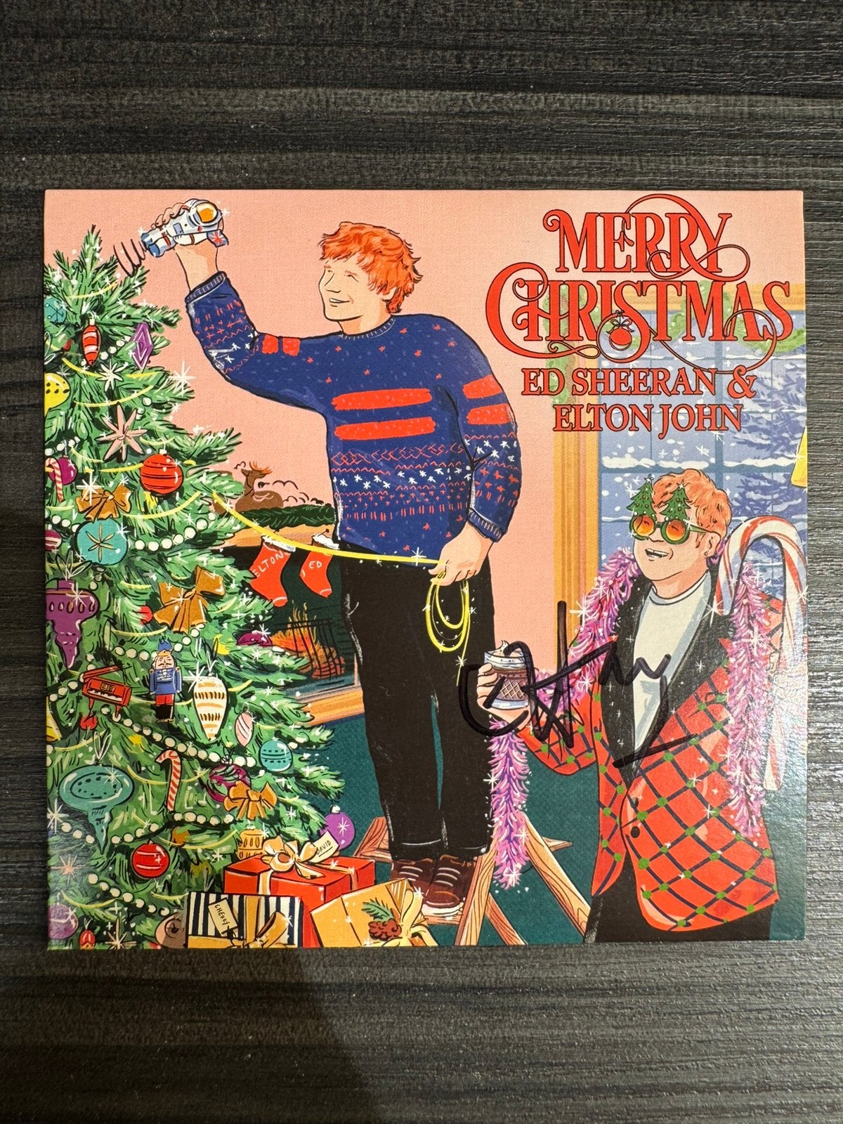 Handtekening Elton John, Ophalen of Verzenden, Zo goed als nieuw, Cd of Plaat