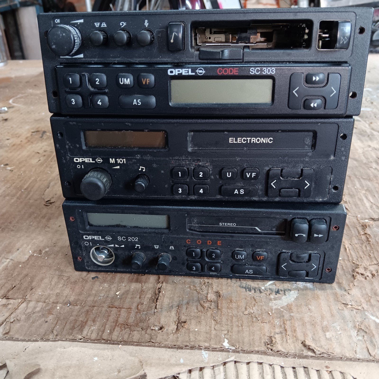 Opel autoradio's Opel Corsa, Astra, Kadett en Omega enz, Auto diversen, Ophalen of Verzenden, Gebruikt