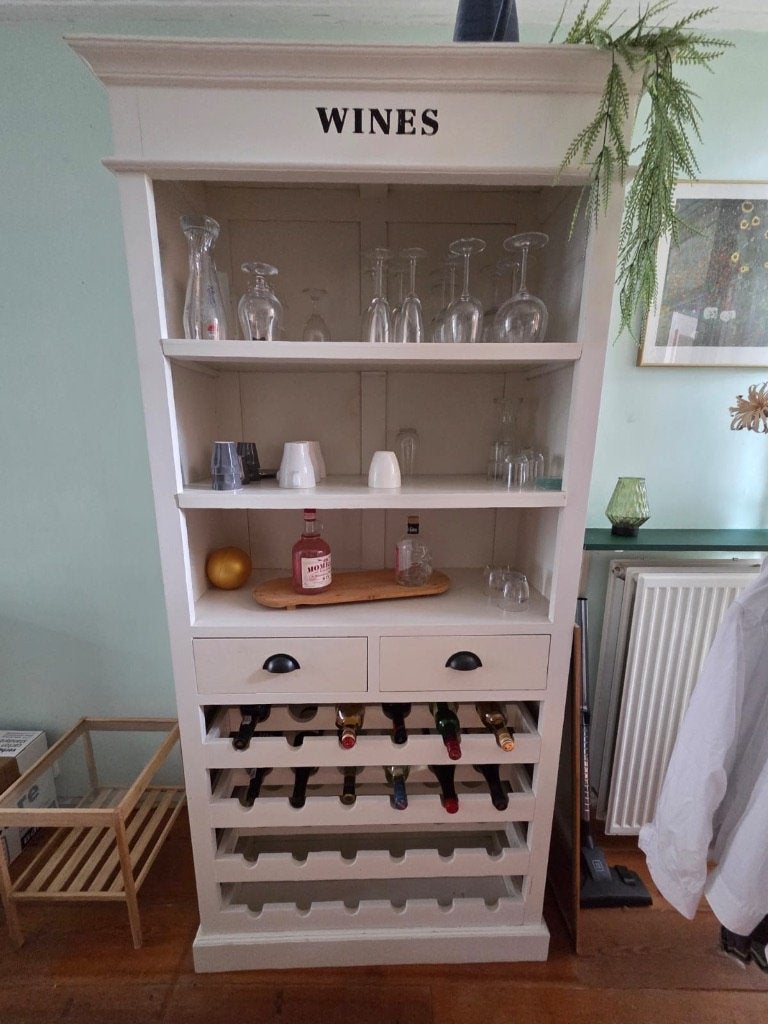 wijn bewaar kast, Ophalen, Met plank(en), Gebruikt, 50 tot 100 cm