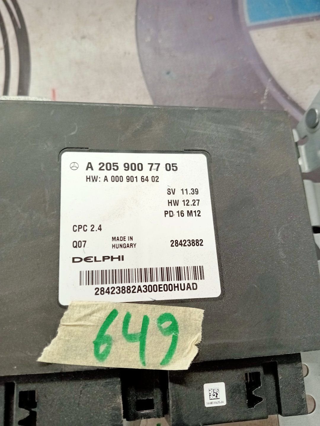 Mercedes-Benz C-Klasse W205 EGS Module A2059007705, Gebruikt, -, Ophalen of Verzenden, -