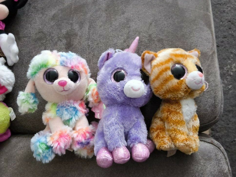 Ty Beanie Boo Knuffeltjes - Diverse Dieren, Ophalen of Verzenden, Kat, Meerkleurig, Klein (minder dan 20 cm)