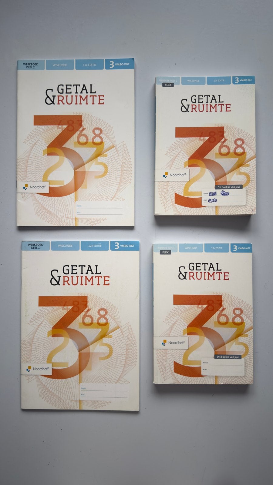 Getal & Ruimte Wiskunde VMBO-KGT 3 (12e editie), Boeken, Ophalen of Verzenden, Zo goed als nieuw, VMBO, Wiskunde A