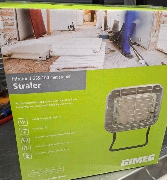 Infrarood GSS-100 met statief 4.5kW op gas, Ophalen, Nieuw, Overige