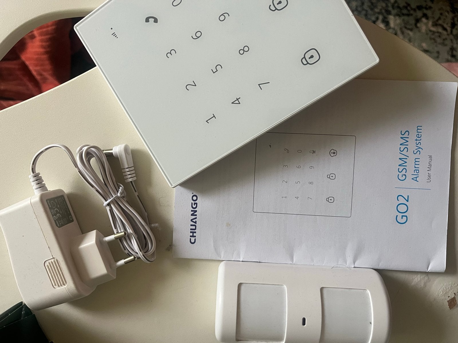 CHUANGO GO2 GSM/SMS Alarmsysteem met bewegingsmelder, Ophalen, Compleet systeem, Draadloos, Beweging