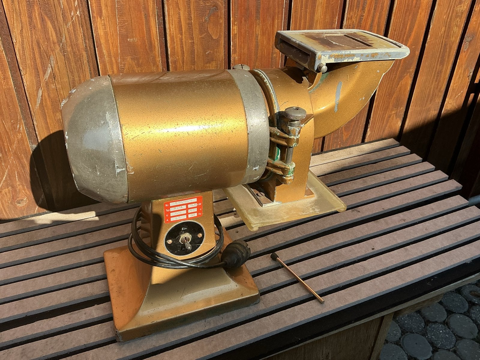 Vintage elektrische rasp/snijmachine, type ER12A, 0.4 kW, Ophalen, Gebruikt