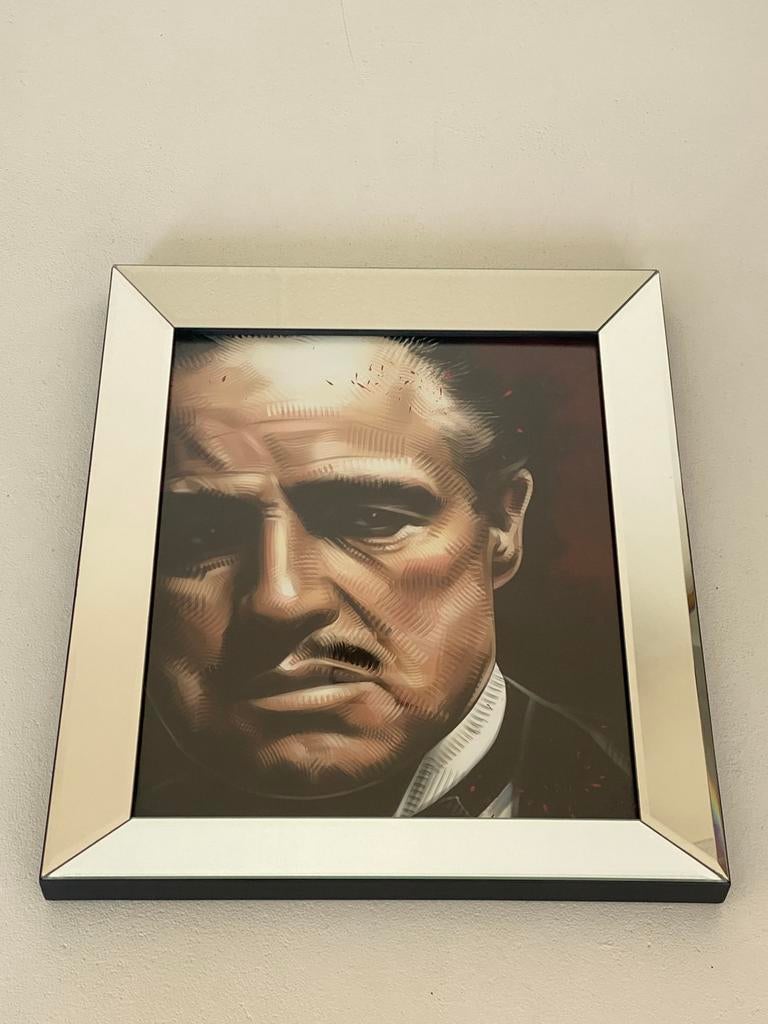 Spiegellijst godfather, Ophalen, Zo goed als nieuw, Hout, Minder dan 50 cm