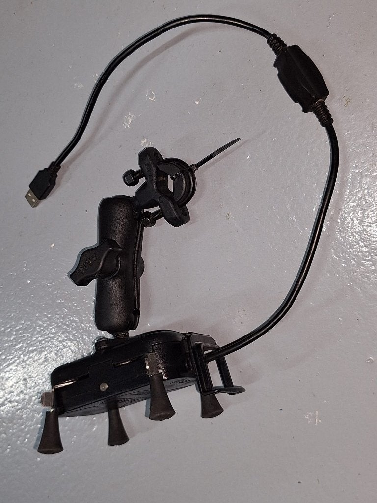 RAM Tough-charge x grip telefoonhouder met contactloos laden, Ophalen of Verzenden, Gebruikt, Motor