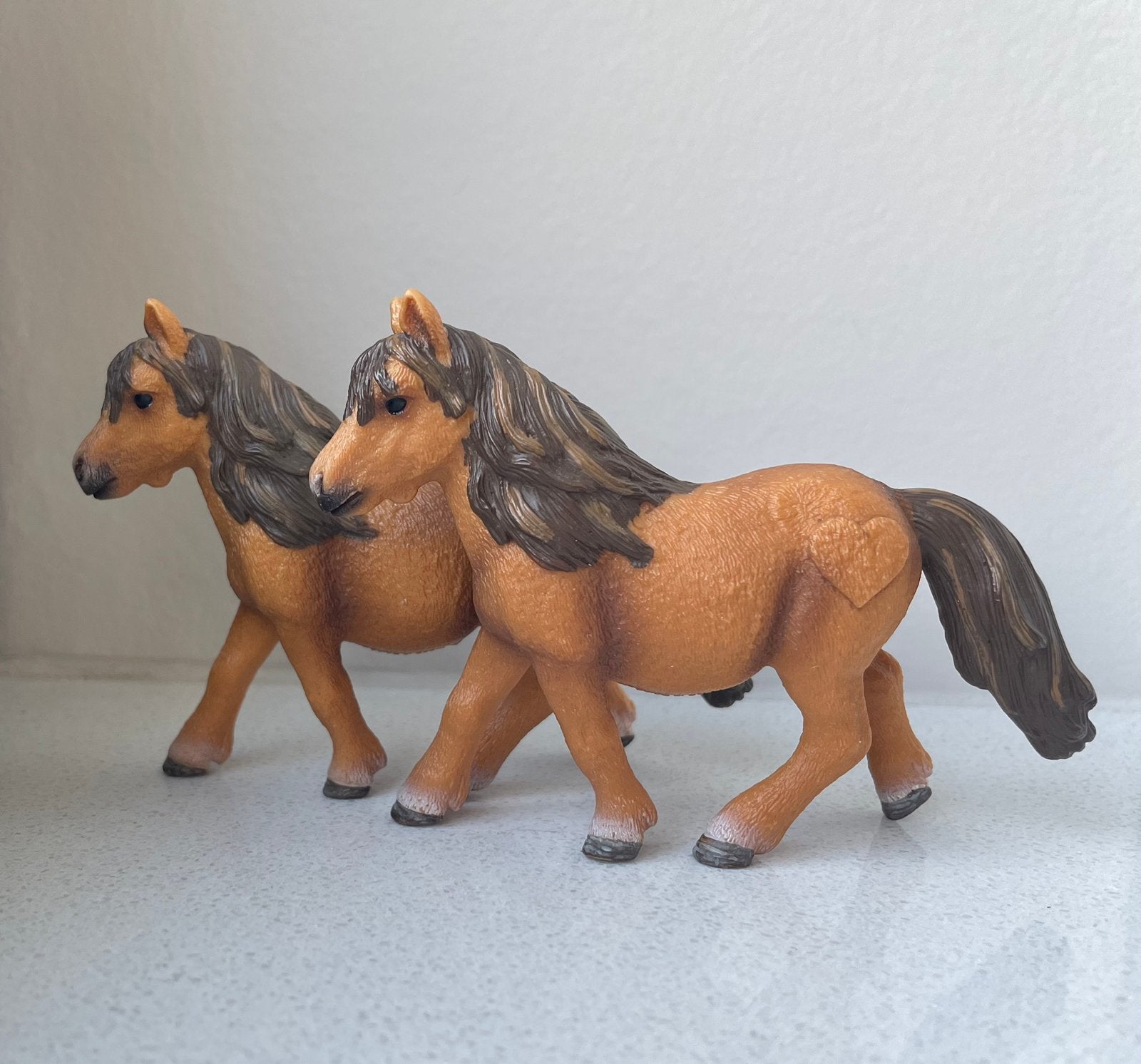 Schleich shetlander merries, Verzamelen, Dierenverzamelingen, Verzenden, Zo goed als nieuw, Paard, Beeldje of Figuurtje
