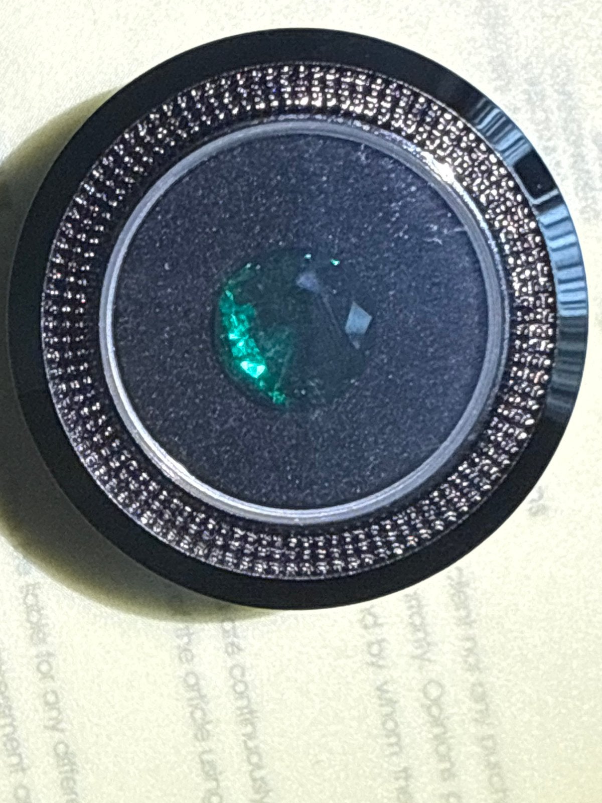 IGI Lab Grown Emerald 2,14ct Rond 9,10mm - Met Certificaat, Ophalen, Zo goed als nieuw