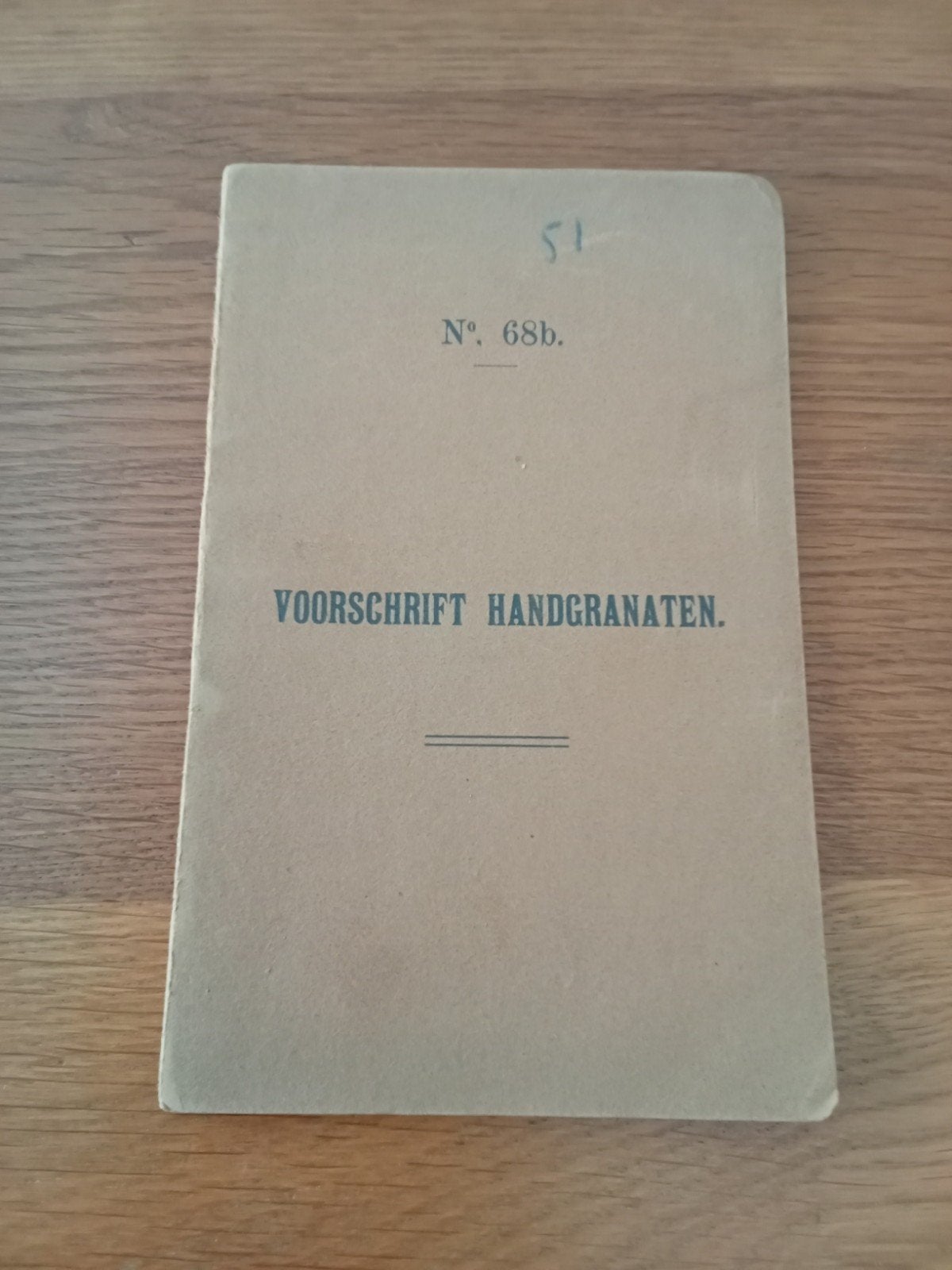 Voorschrift Handgranaten Koninklijke Militaire Academie 1925, Gelezen, Landmacht, Voor 1940, Koninklijke Militaire Academie