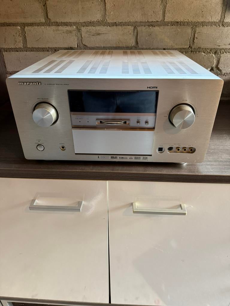 Marantz SR9600 High-End AV Receiver + accessoires, 120 watt of meer, Ophalen, Marantz, Gebruikt