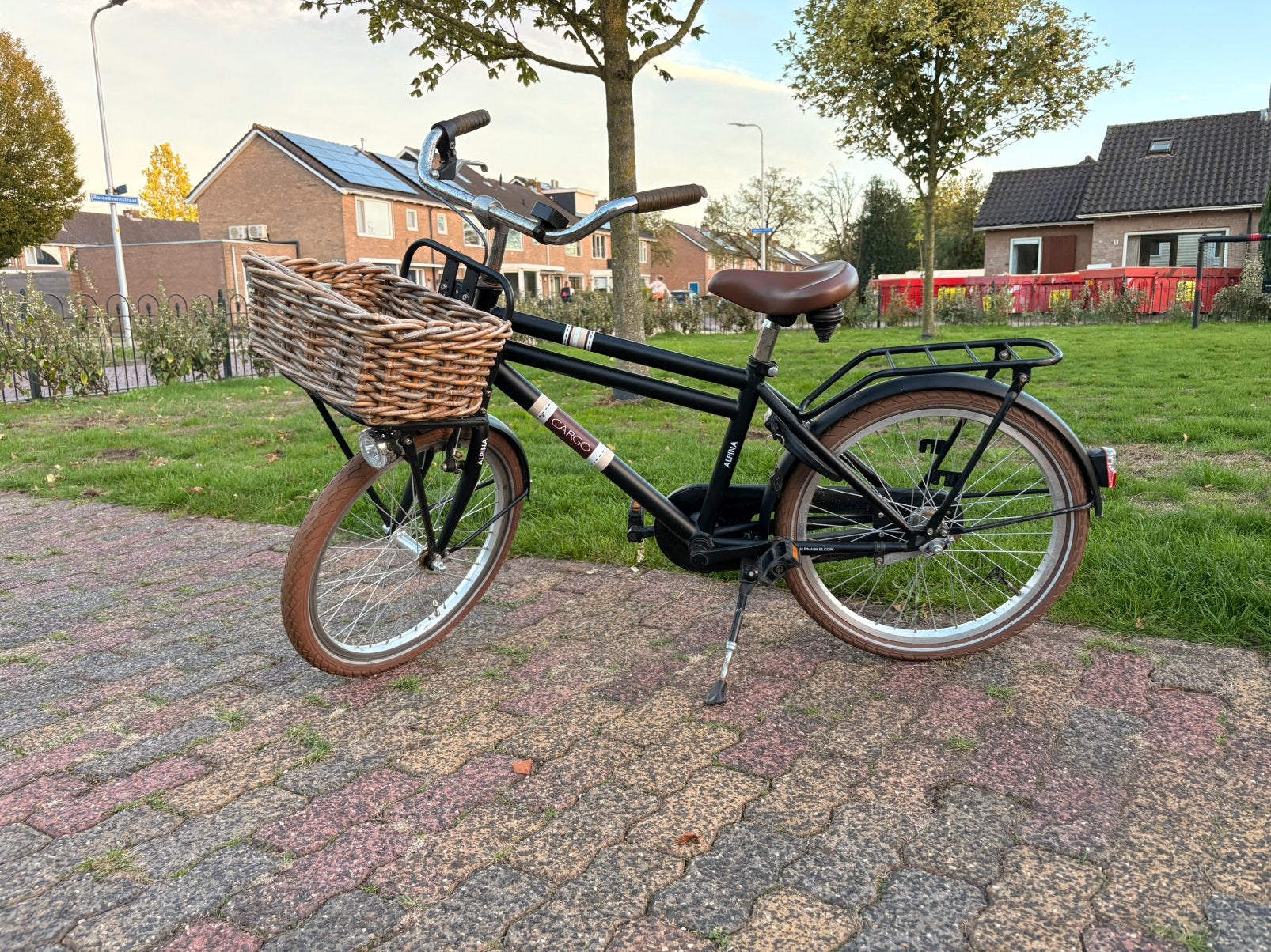 Leuke Alpina Cargo kinderfiets. 20 inch, Fietsen en Brommers, Ophalen, Gebruikt, Terugtraprem, 20 inch of meer