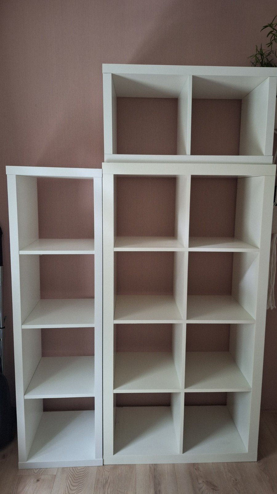 Volledige "set" Witte Ikea Kallax/Expedit kasten met opzetst, Huis en Inrichting, Ophalen, Met plank(en), Modern en functioneel