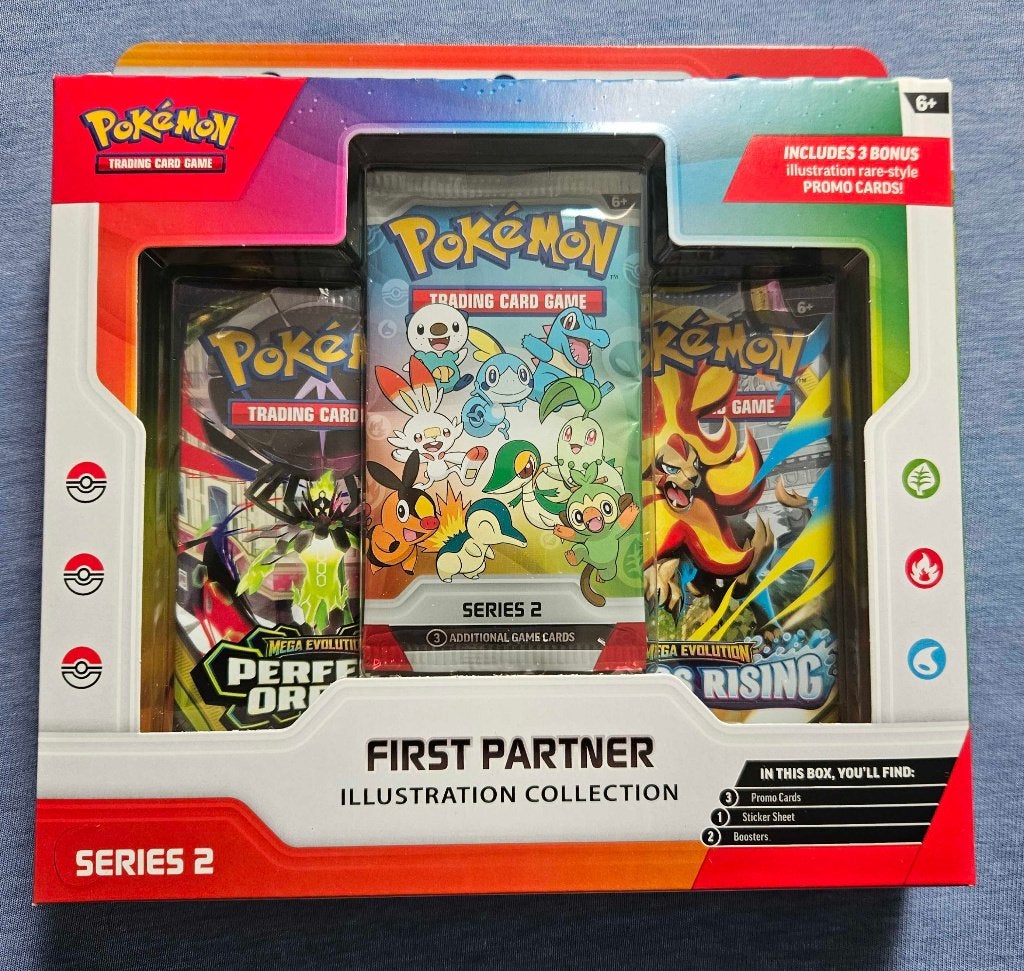 Pokémon First Partner Illustration Collection – Series 2, Ophalen of Verzenden, Nieuw, Foil