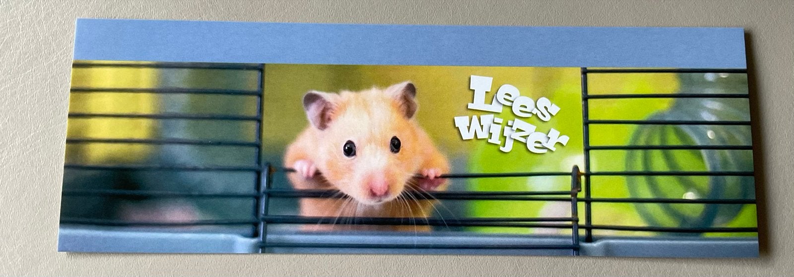 Leeswijzer / boekenlegger van de Stulp met hamster, Verzamelen, Ophalen of Verzenden, Nieuw, Dier