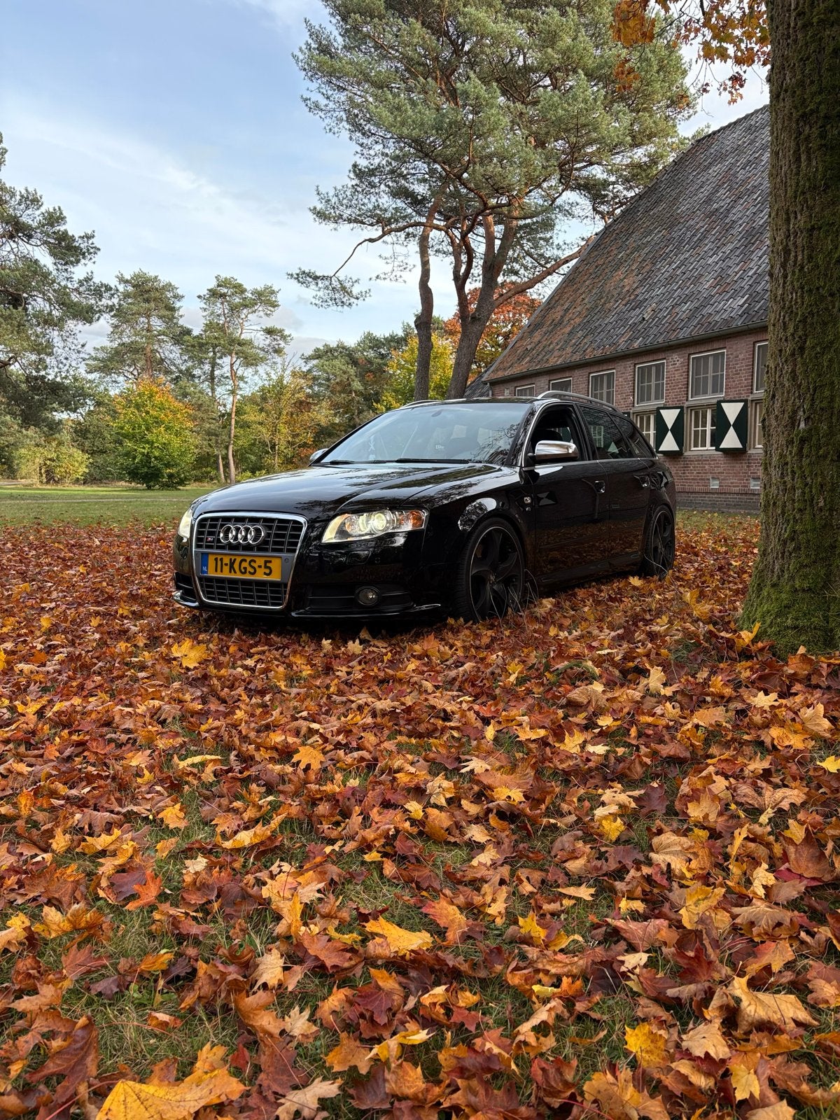 Audi 2005 Zwart, Auto's, Automaat, 1730 kg, Parkeersensor, A4
