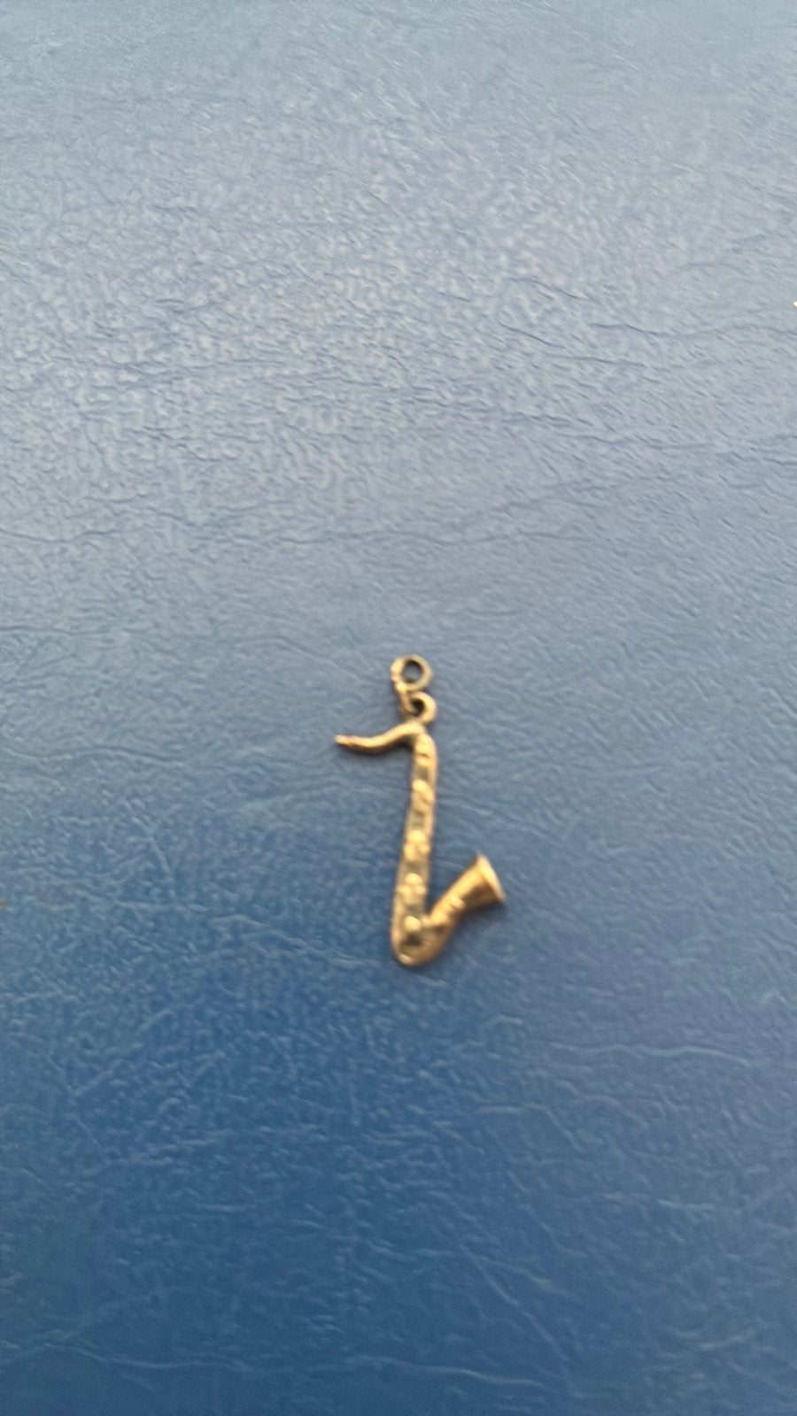 Zilver bedel saxofoon, Ophalen of Verzenden, Gebruikt, Zilver, Overige merken