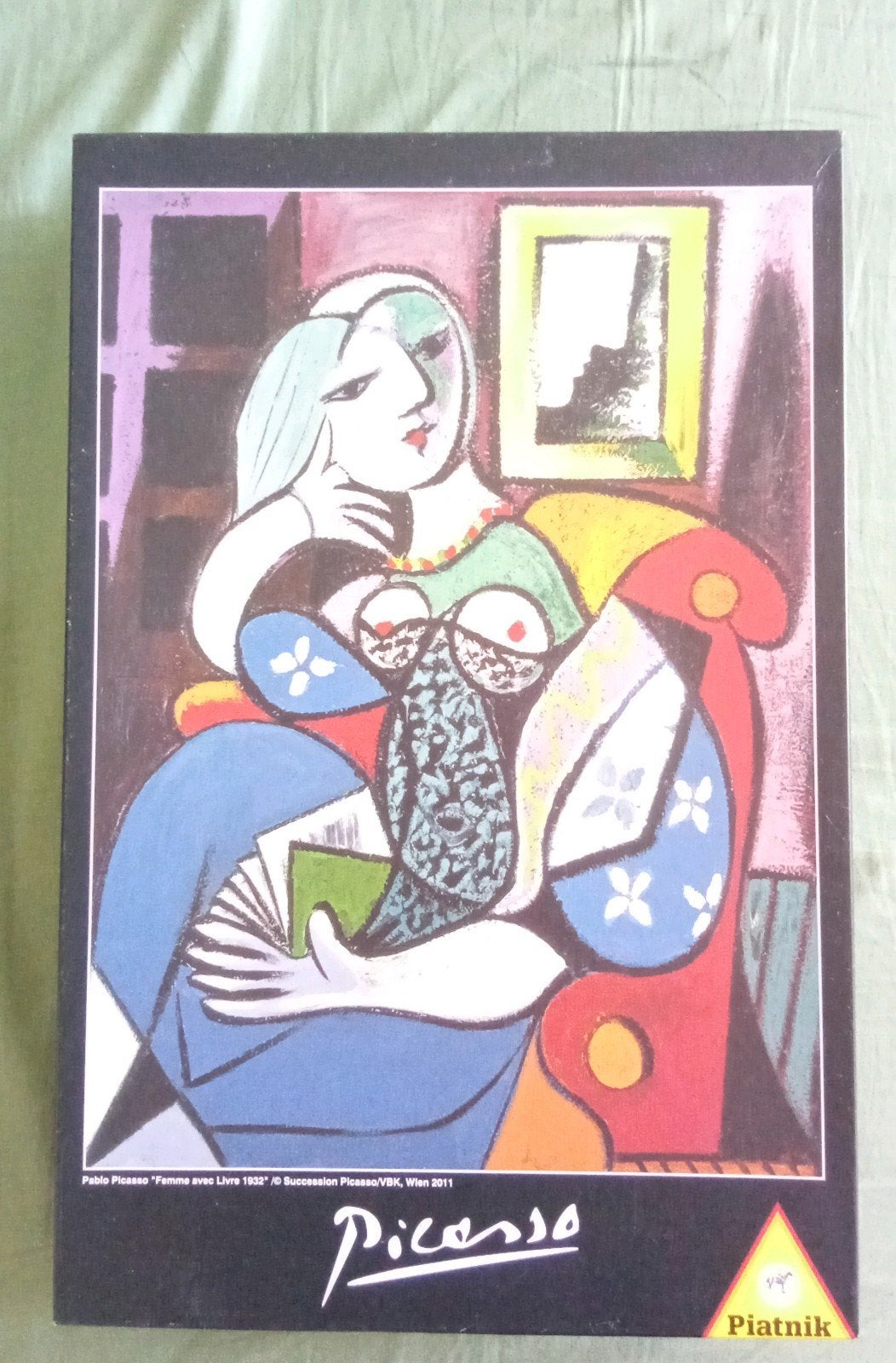 Piatnik Picasso Legpuzzel - Femme aux Bras Croisés, Ophalen of Verzenden, 500 t/m 1500 stukjes, Gebruikt, Legpuzzel