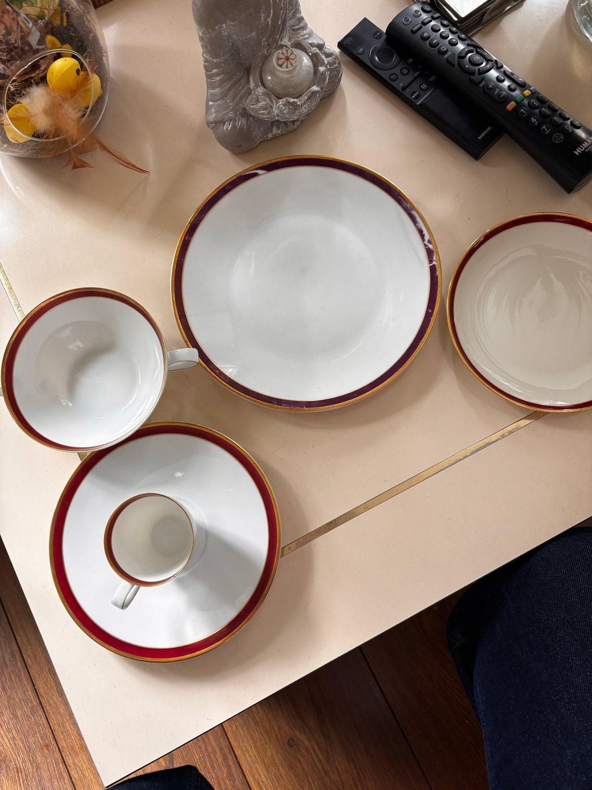 Compleet Rosenthal Germany serviesset met gouden rand, Ophalen