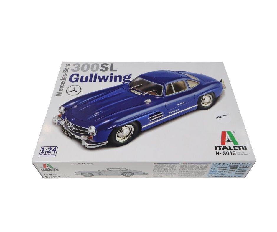 Italeri Mercedes 300 SL Gullwing ITA-3645 1/24, Hobby en Vrije tijd, Modelbouw | Auto's en Voertuigen, Groter dan 1:32, Nieuw