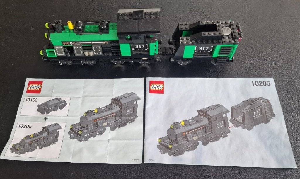 Lego My Own Train 10205 Stoomlocomotief en tender, Kinderen en Baby's, Speelgoed | Duplo en Lego, City, Ophalen of Verzenden, Zo goed als nieuw