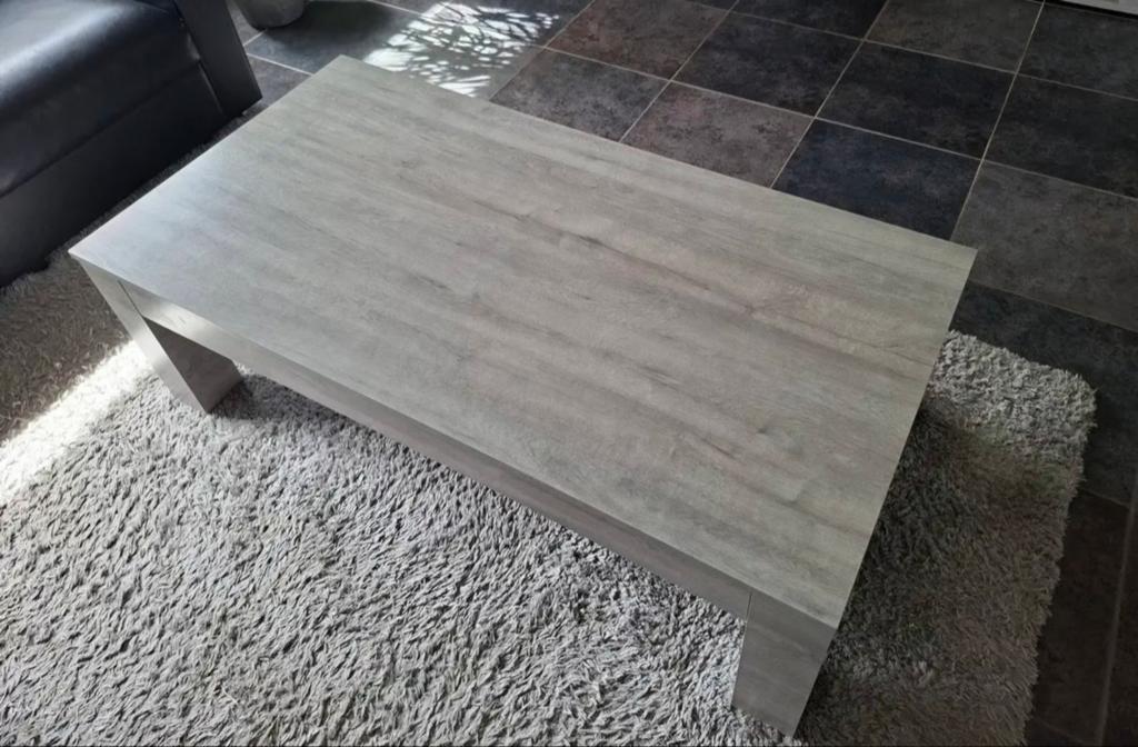Grijze Lamulux Salontafel - Modern en Duurzaam, Ophalen, Overige materialen, 100 tot 150 cm, 50 tot 100 cm