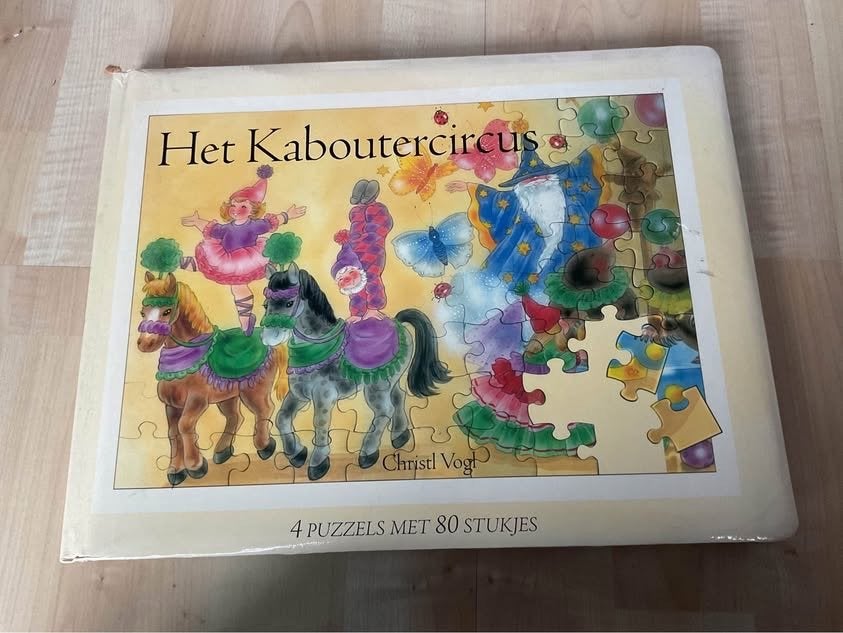 Het kaboutercircus puzzel leesboek, Ophalen of Verzenden, Minder dan 500 stukjes, Zo goed als nieuw