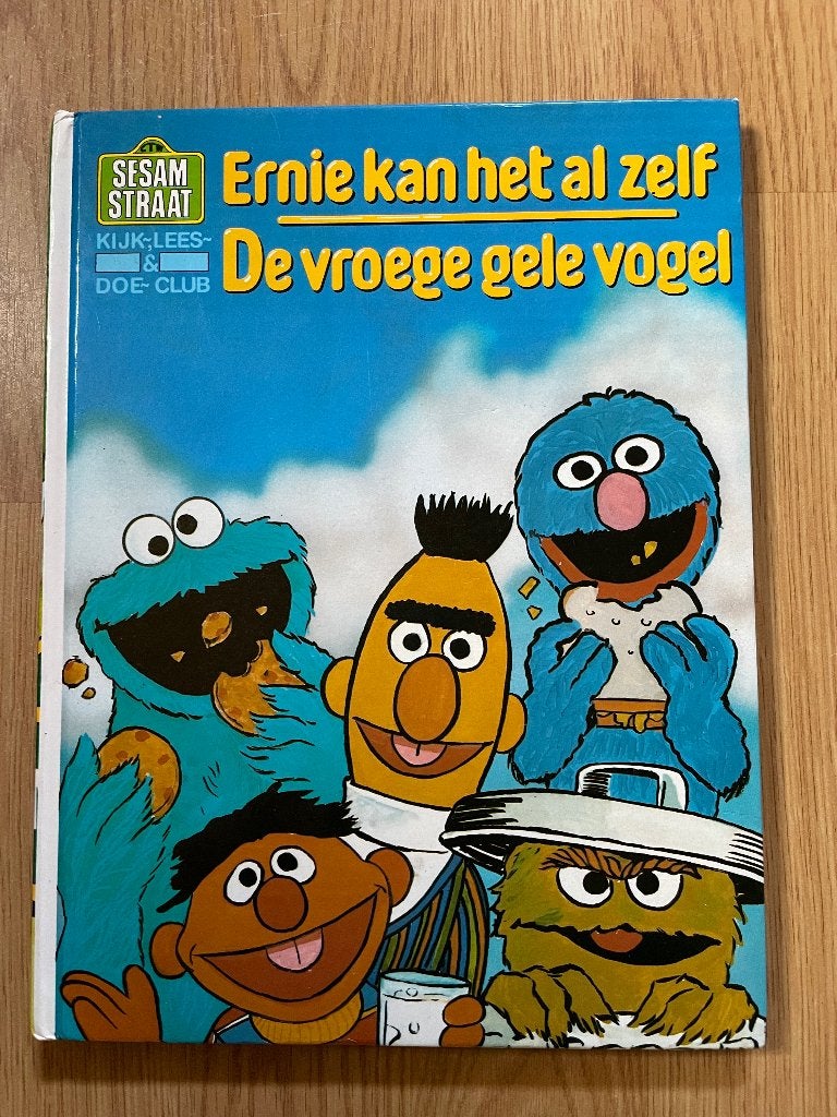 Sesamstraat boek Ernie kan het al zelf, Ophalen of Verzenden, Zo goed als nieuw