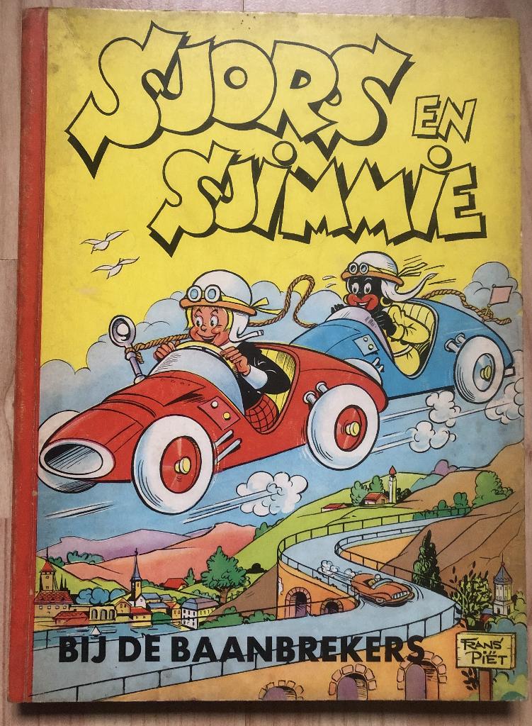 FRANS PIET - SJORS EN SJIMMIE - BIJ DE BAANBREKERS - 1963, Boeken, Stripboeken, Eén stripboek, Ophalen of Verzenden, Zo goed als nieuw