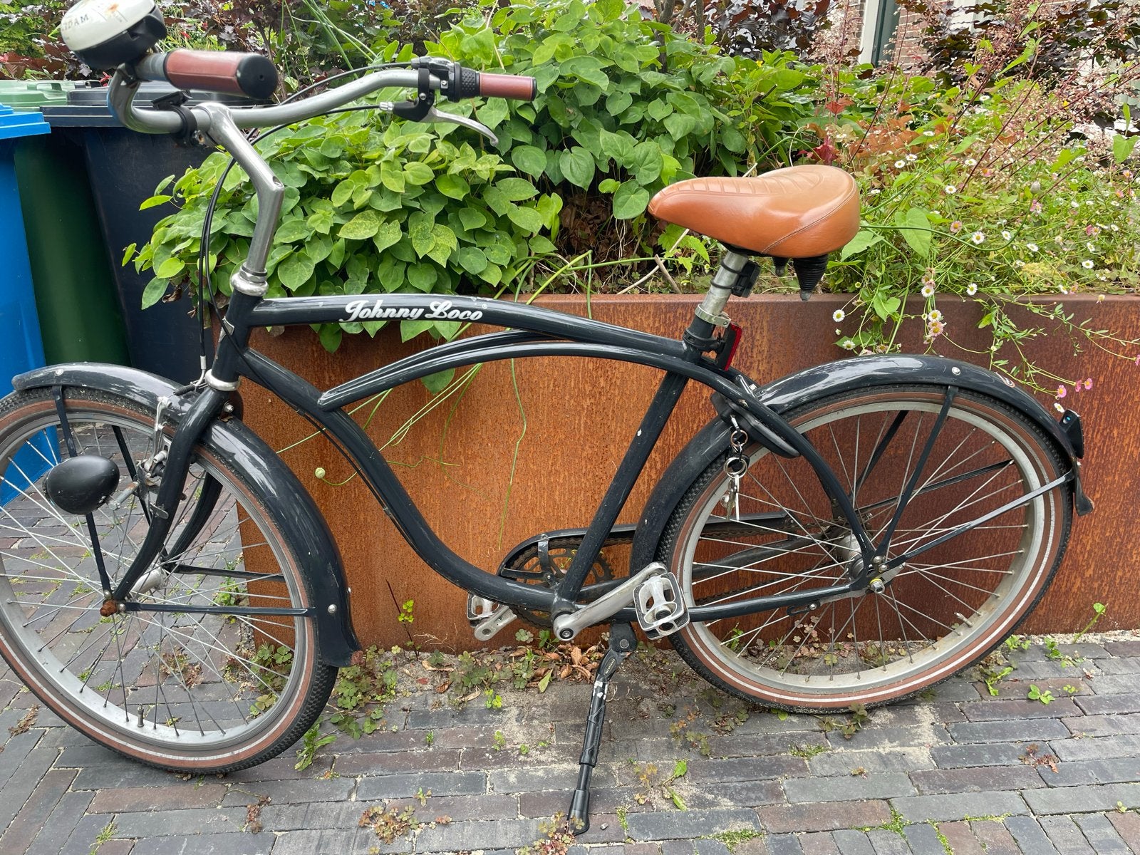 Johnny Loco Cruiser Fiets, Fietsen en Brommers, Fietsen | Cruisers en Lowriders, Ophalen, Terugtraprem, Gebruikt, Staal