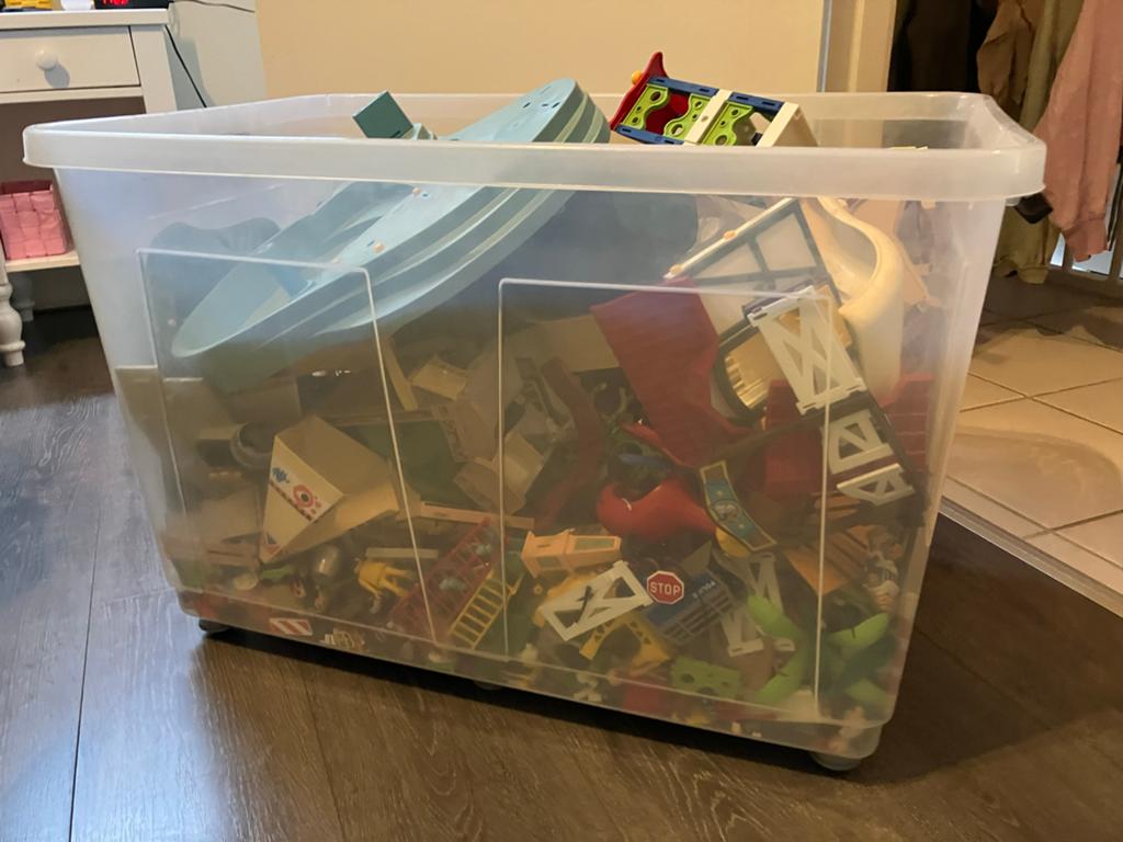 Grote doos vol Playmobil, Kinderen en Baby's, Speelgoed | Playmobil, Ophalen, Gebruikt, Los playmobil
