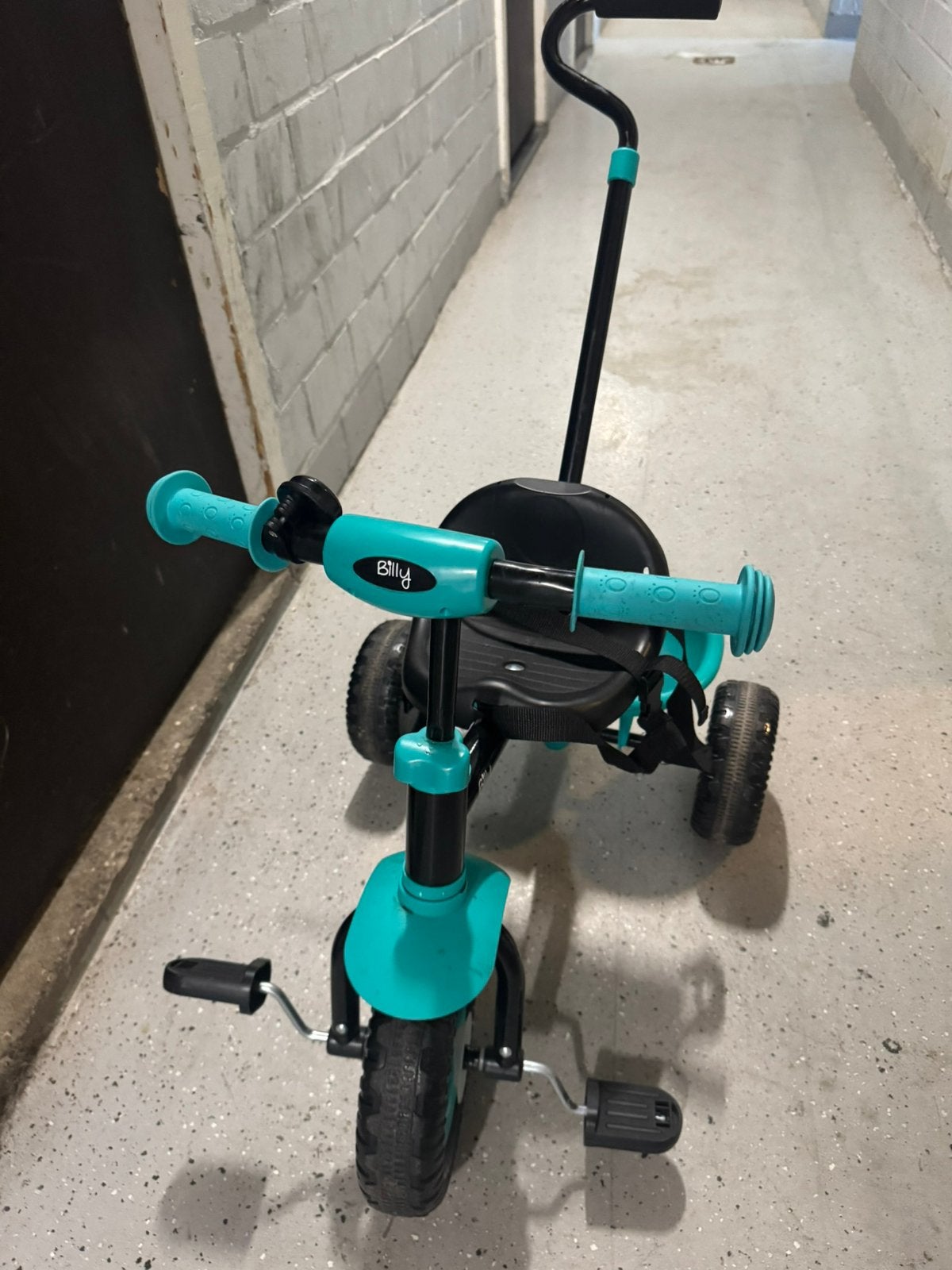 Billy 3-in-1 Kinderfiets / Driewieler, Ophalen, Zo goed als nieuw, Duwstang