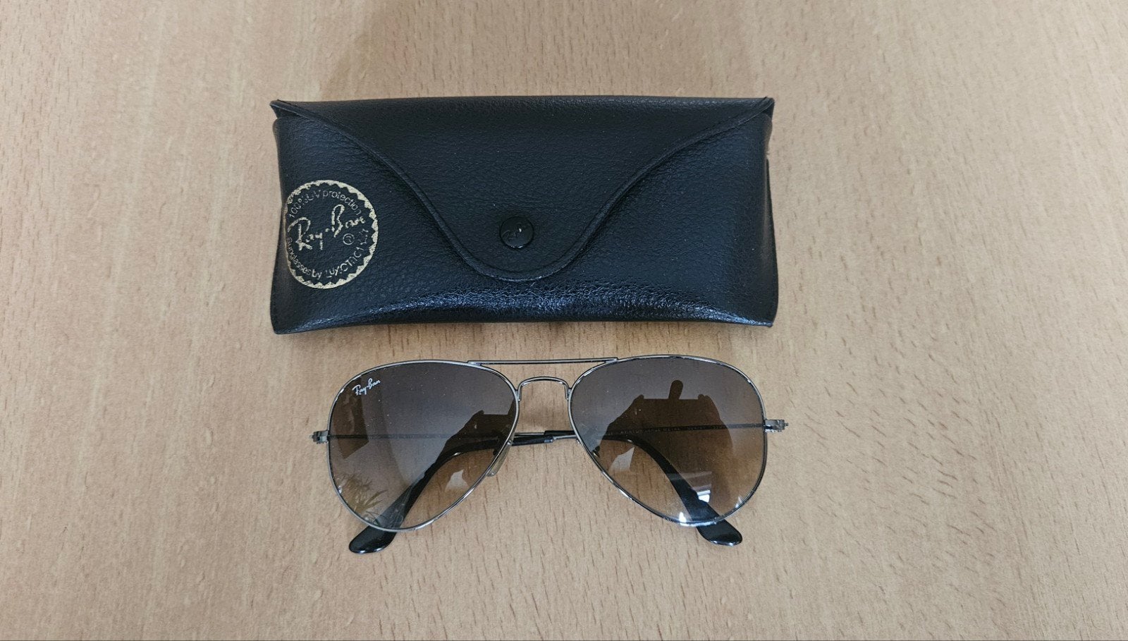 Pilot model Orgineel rayban zonnebril, Zonnebril, Overige kleuren, Ophalen of Verzenden, Zo goed als nieuw