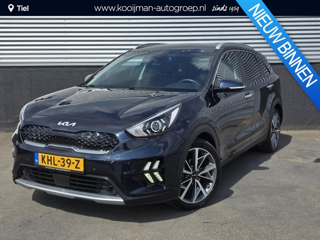Kia Niro 1.6 GDi Hybrid DynamicLine Navigatie, Privacy glass, Auto's, Kia, Bedrijf, Te koop, Niro, ABS, Achteruitrijcamera, Adaptive Cruise Control