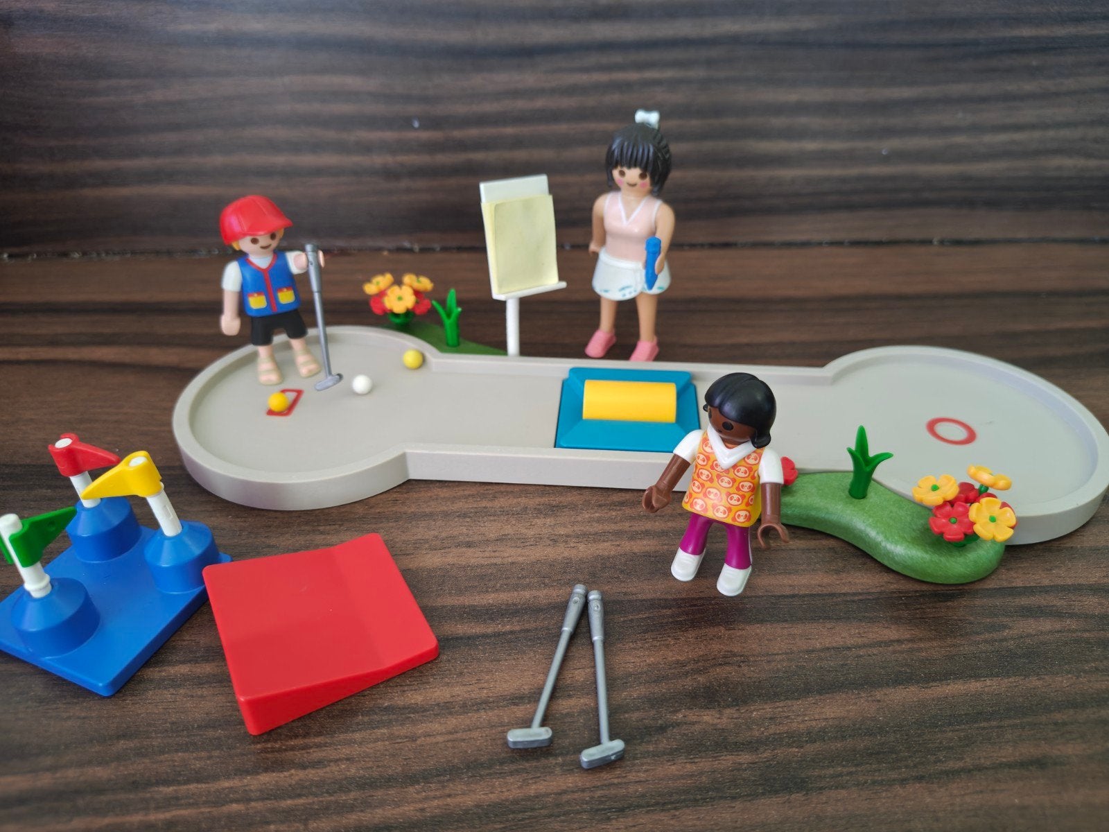 Playmobil Midgetgolf set zga compleet, Complete set, Overige typen, Zo goed als nieuw, Family fun