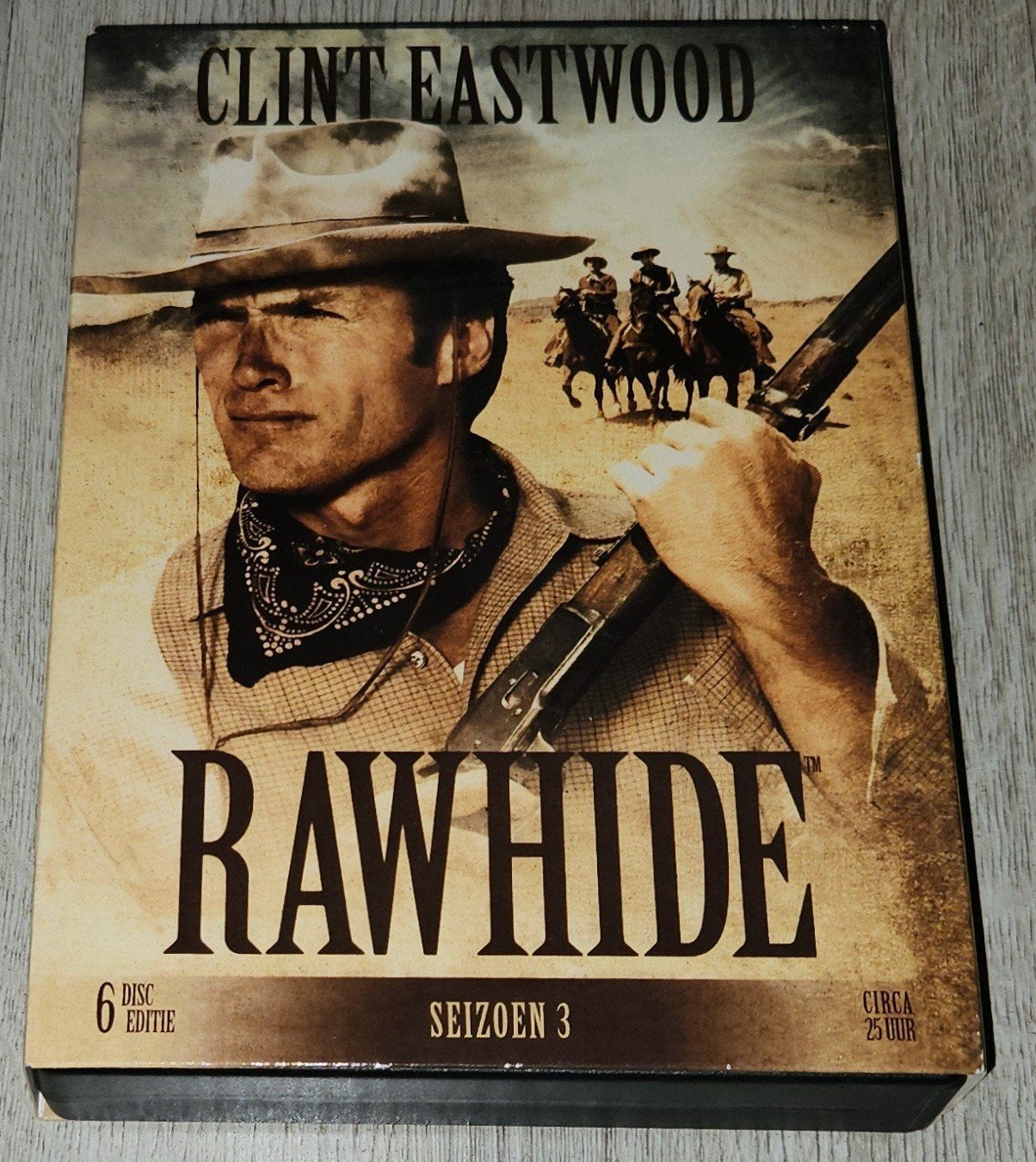 Rawhide - Seizoen 3 - Clint Eastwood (6 Disc Editie), Boxset, Ophalen of Verzenden, Zo goed als nieuw, Actie en Avontuur