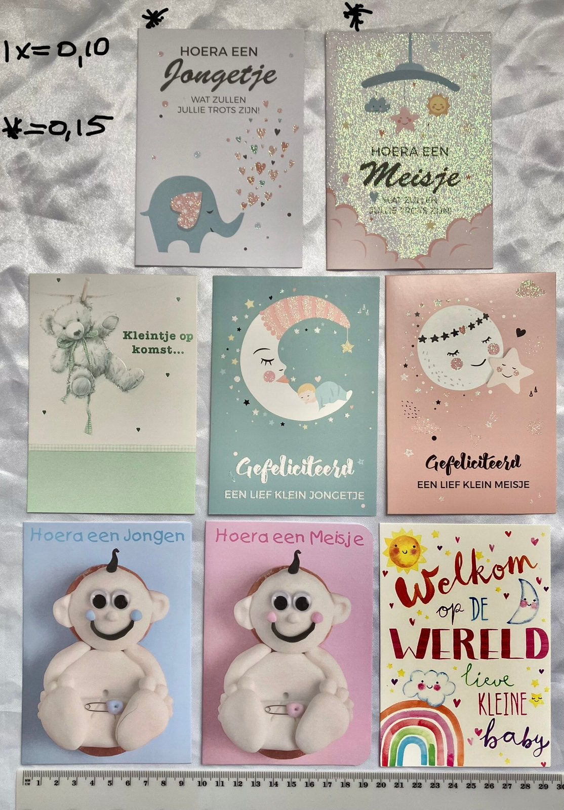 Kaartjes met enveloppen nw, Diversen, Ophalen of Verzenden, Nieuw